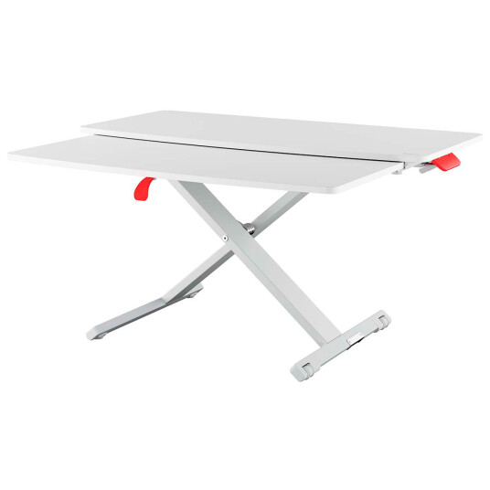 Leitz Ergo Cosy Justerbart PC bord m plate hvit 65320085 Leitz Ergo Cosy Justerbart PC bord m plate hvit 65320085