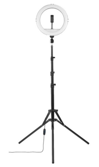 HAMA SPOTLIGHT STEADY 120 II-RINGLYS FOR SMARTTELEFON 12" HAMA SPOTLIGHT STEADY 120 II-RINGLYS FOR SMARTTELEFON 12"
