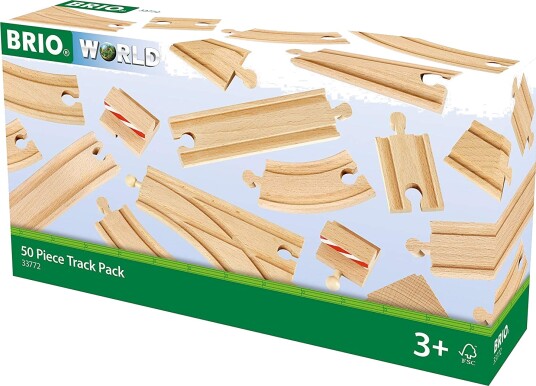 Brio Stort Skinnesett, 50 Deler Brio Togspor 33772 Brio Stort Skinnesett, 50 Deler Brio Togspor 33772