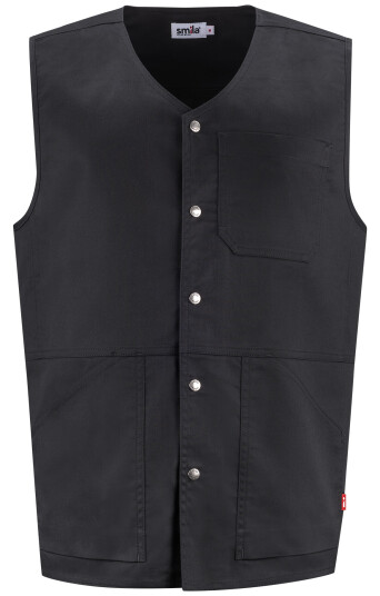 Smila Workwear Ben Vest Sort 1 stk SBG-70351-99 XXL
