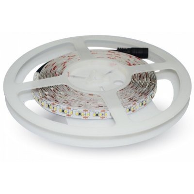 V-Tac 7,2W/m LED strip 8mm bred - 5m, 120 LED per meter - Kulør : Varm V-Tac 7,2W/m LED strip 8mm bred - 5m, 120 LED per meter - Kulør : Varm