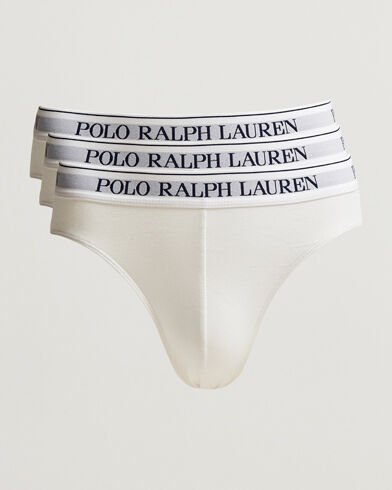 Polo Ralph Lauren 3-Pack Low Rise Brief White Polo Ralph Lauren 3-Pack Low Rise Brief White