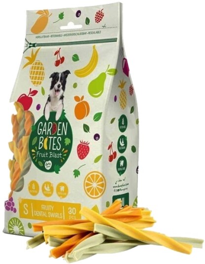 Garden Bites Dental Swirls Vegansk Hundemat Smaksrike Tyggebiter S Garden Bites Dental Swirls Vegansk Hundemat Smaksrike Tyggebiter S