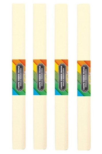 Starpak Crinkled Silkepapir 50X200cm Creme 10 Stk.
