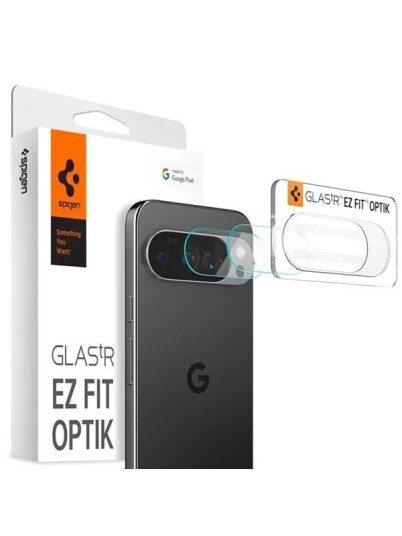 Spigen Linsebeskytter for Google Pixel 10 Pro XL - 2 Pakke, Krystallklar