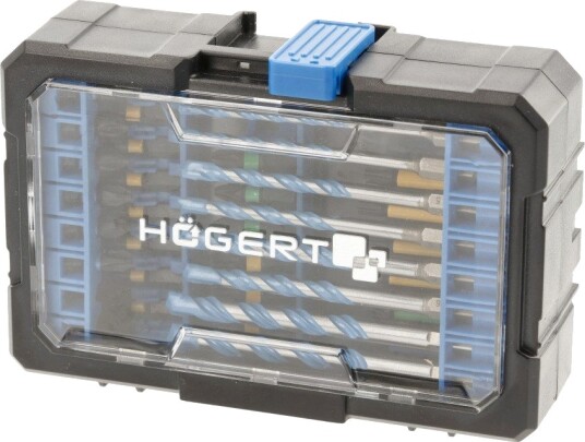 Högert Technik Hogert Slagbor-/Skrujbits-Sett 35 Deler + Wiertla