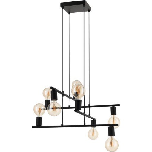 Eglo Mezzana pendel H1100 sort E27 8X40W