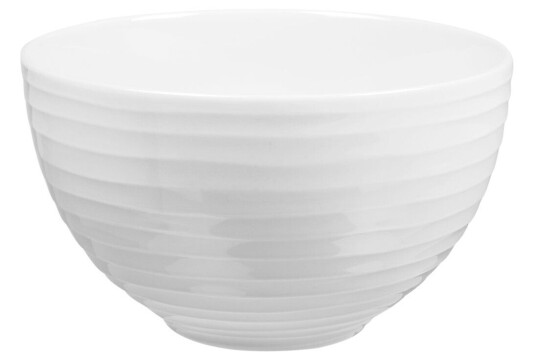Design House Blond skål stripe hvit