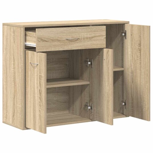 vidaXL Skjenk sonoma eik 88x30x70 cm sponplate