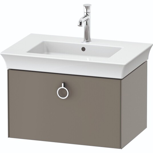 Duravit White Tulip Servantskap 1 skuff 68,4x45,8x41 cm Stengrå Matt