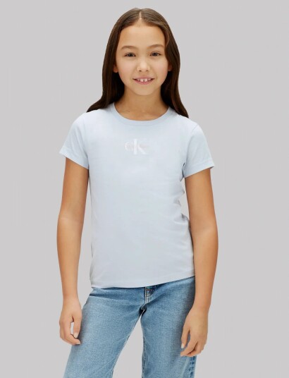 Calvin Klein Micro Monogram Top Blue 116