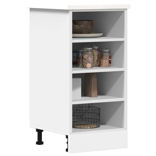 Bunnskap hvit 40x44,5x81,5 cm konstruert tre 8721158425485 Bunnskap hvit 40x44,5x81,5 cm konstruert tre 8721158425485