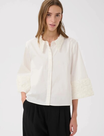 Karen By Simonsen Kbcleo Clarissa Shirt   Cream   40