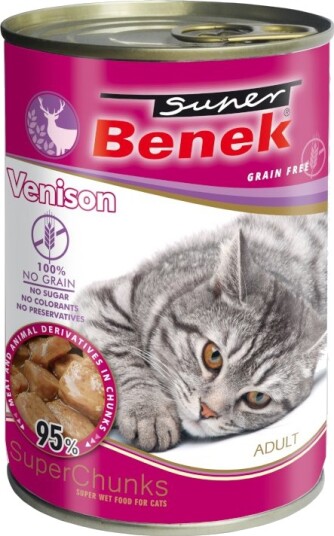 Benek Våtfôr Super Grain Free Chunks Vilt I Saus 10 X 415 G Benek Våtfôr Super Grain Free Chunks Vilt I Saus 10 X 415 G