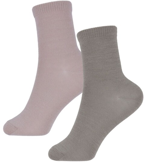 Name It Sokker nkfWak Wo/bl Sock 2 pakning Grå
