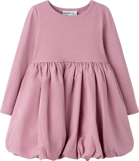 Name It Nmfleilani Ls Balloon Dress Pink 116