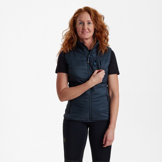 Deerhunter Lady Heat Padded Waistcoat Dark Blue 44 Deerhunter Lady Heat Padded Waistcoat Dark Blue 44