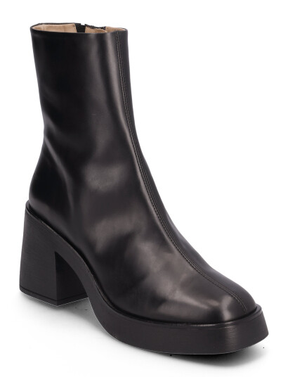 ANGULUS Bootie - Block Heel - With Zippe - Black - 41 ANGULUS Bootie - Block Heel - With Zippe - Black - 41