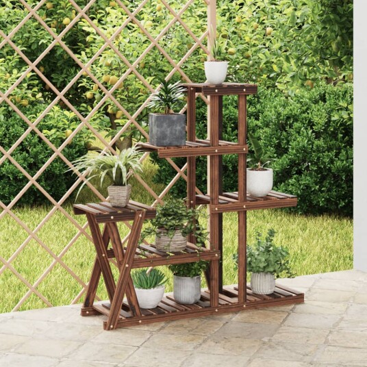 vidaXL Blomsterstativ 110x25x96 cm heltre gran vidaXL Blomsterstativ 110x25x96 cm heltre gran