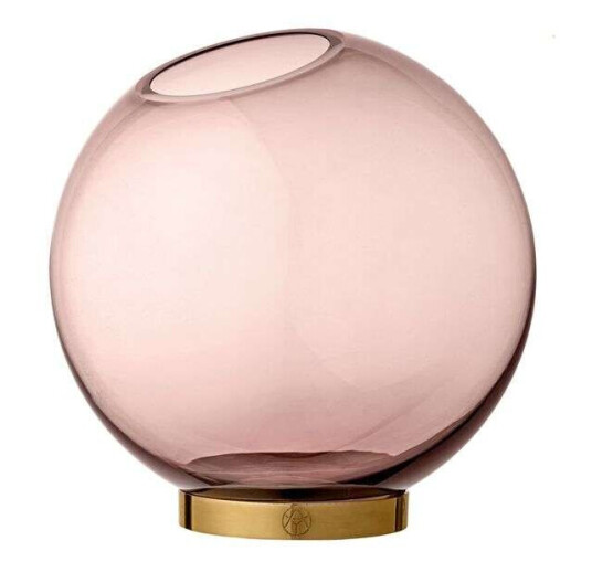 AYTM Globe vase medium ros-gull