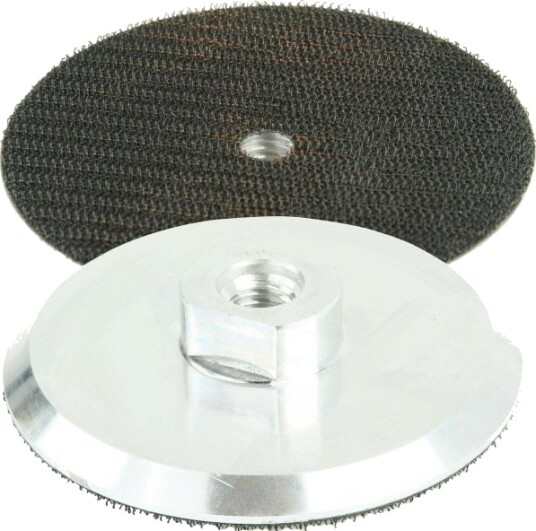 Mar Pol Aluminiumsskive Med Velcro For Skiver 100mm MZ08499A Mar Pol Aluminiumsskive Med Velcro For Skiver 100mm MZ08499A