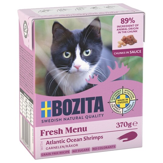 Økonomipakke: Bozita Tetra Biter I Saus 24 X 370 G Reker