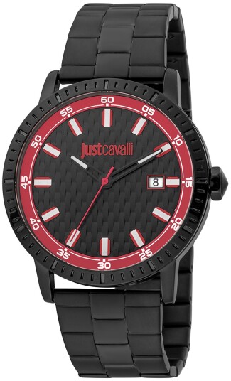 Just Cavalli Herreklokke JC1G216M0065 Classic Sort/Stål Ø42 mm