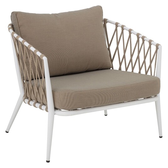 Bloomingville Creative Collection Cia Loungestol, Hvit, Metall Unoliving 1635917-01-0 1635916-01-0