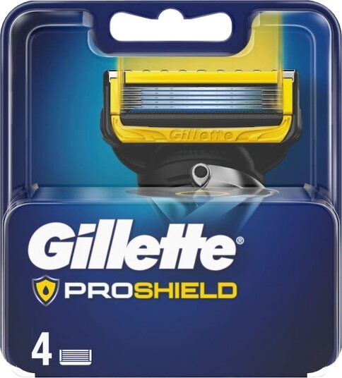 Gillette Fusion Proshield Razorblades 4 stk Barberblader Gillette Fusion Proshield Razorblades 4 stk Barberblader
