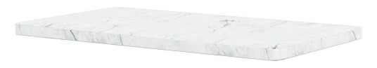 Montana Panton Wire bordplate 18,8x34,8 cm White marble