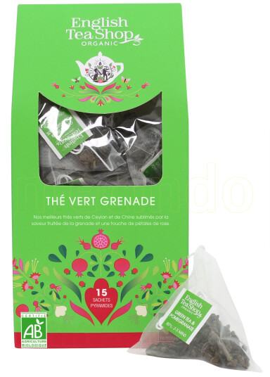 English Tea Shop Green Tea & Pommegranate 15ct. Ø - 15 Poser English Tea Shop Green Tea & Pommegranate 15ct. Ø - 15 Poser