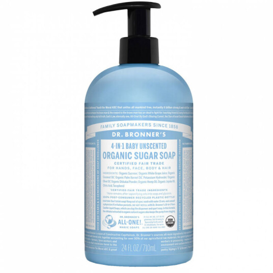 Dr. Bronner'S Organic Hand & Body Shikakai Soap Unscented 710ml