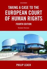 Leach Philip Taking a Case to the European Court of Human Rights