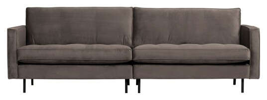 BePureHome Rodeo Classic 3-seter. Sofa - Taupe Velur