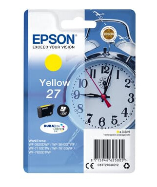 Epson Blekk Gul 27