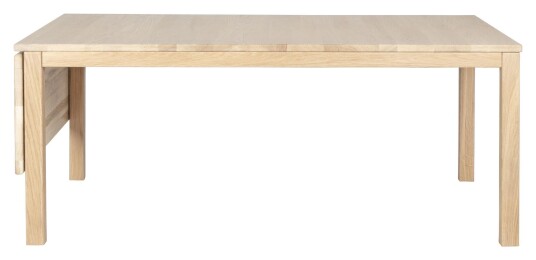 Haslev Møbelsnedkeri Klassik 6C Sofabord m. skuff, 130x85, Hvitoljet eik
