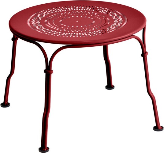 Fermob   1900 Low Table Chili 43   Utendørs Småbord Og Sidebord   Rød   Metall