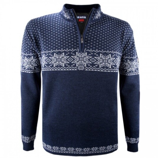 Kama Thor Merino Genser, Herre, Navy XXL(56) Kama Thor Merino Genser, Herre, Navy XXL(56)