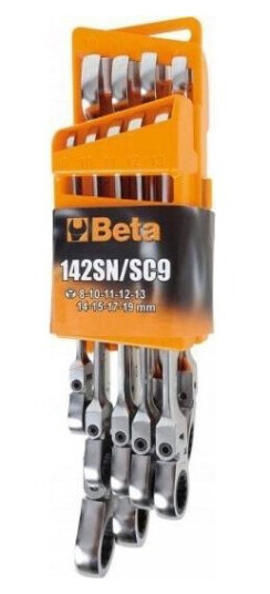 Beta Tools Kpl.9 Cl.Flash Lock With Mechanical Lock With Handle+Case 142Sn/Sc9 Beta Utensili S.P.A.