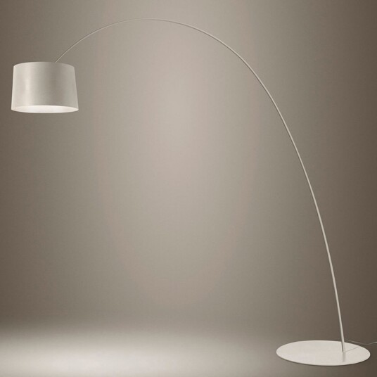 Twiggy MyLight LED-gulvlampe CCT greige - Foscarini Twiggy LED MyLight - Stue - Design - Plast - Med en lyskilde