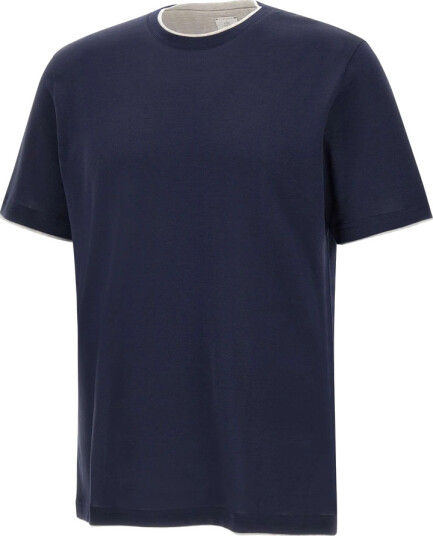 Eleventy Herre Topper Blå 3XL,