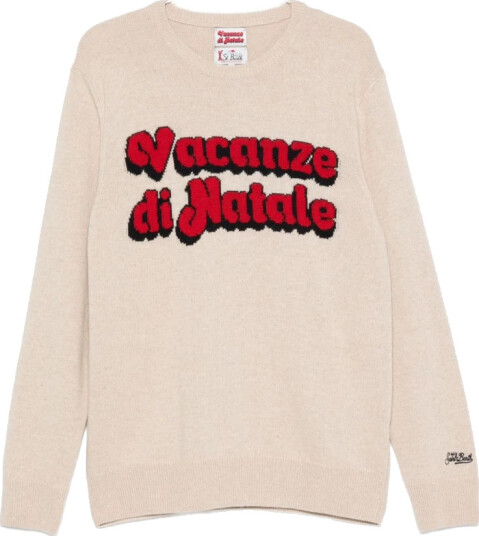 Mc2 Saint Barth Herre Strikkevarer Beige Xl Mc2 Saint Barth Herre Strikkevarer Beige Xl
