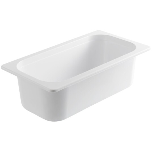 VEGA Melaminsskål Melamin GN 1/3; Størrelse GN 1/3, 2.7l, 32.5x17.6x10 cm (LxBxD); Hvit