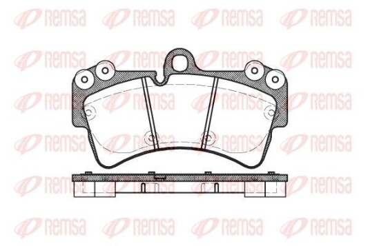 Bremseklosser REMSA 0995.00