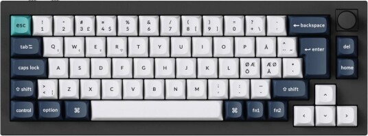 Keychron Q2 Max Qmk 65% Trådløst Mekanisk Tastatur [Gateron Jupiter Banana] - I