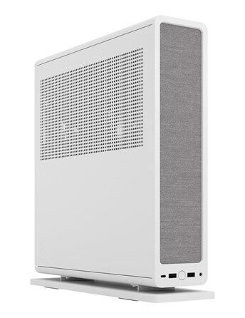 Fractal Design Ridge Mini-ITX Kabinett Hvit - Kompakt Design med 2 Vifter Fractal Design Ridge Mini-ITX Kabinett Hvit - Kompakt Design med 2 Vifter