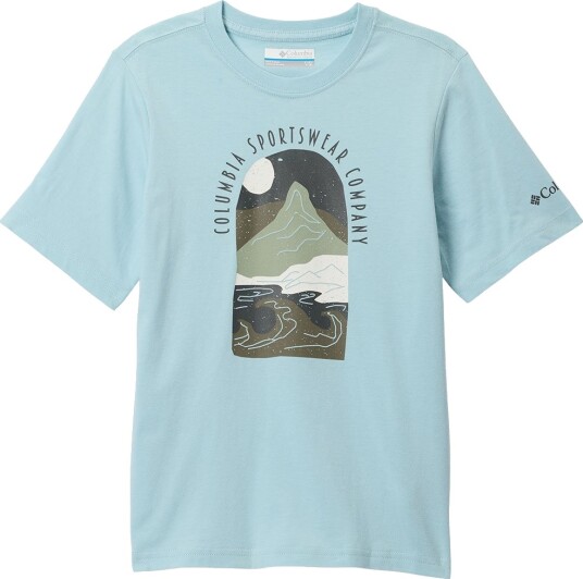 Columbia T skjorte Light Marine m. Trykk Columbia 8 år 128 T skjorte Blå