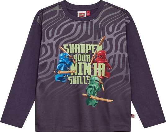 LEGO® Ninjago Genser   LWTaj 713   Lilla m. Trykk   LEGO® Wear   6 år (116)   Genser