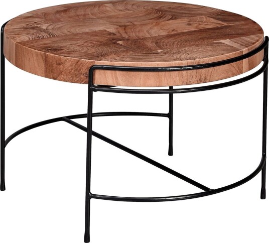 Willowdale Sofabord 62x40 cm Rundt   Brun/Svart