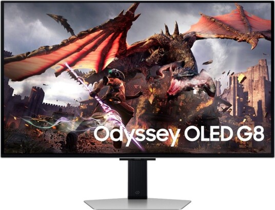 Samsung Odyssey OLED G8 32" 4K Gaming Skjerm med HDR Sølv